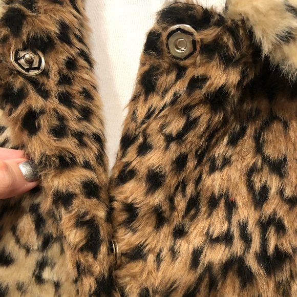 Leopard Faux Fur Coat - Picture 4 of 8